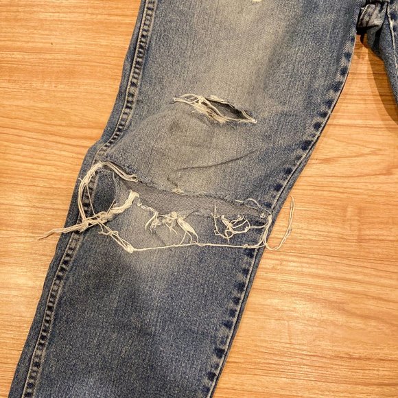 Wrangler Jeans Wrangler Destroyed Ripped Jeans 3x28 Poshmark